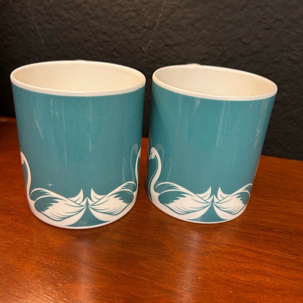 Roy‎ Kirkham Fine Bone China Swan Mug Set of 2 New - Picture 3 of 6